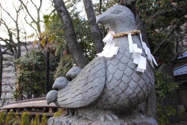 南浦和に訪れたら、狛キジが珍しい大谷場氷川神社に参ろう！
